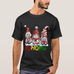 Funny Ho-Ho Gnomes God jul Family Matching T Shirt