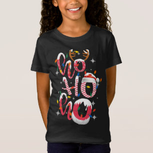 Funny Ho-Ho-Ho Candy Ljus Santa Hat Gi T Shirt