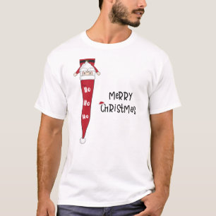 Funny Ho Ho Ho God jul Jultomten T Shirt