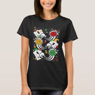 Funny Ho Ho Ho Pickleball jul T Shirt