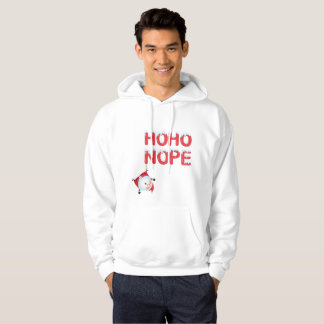 Funny Ho Ho Nope Christmas Hoodie