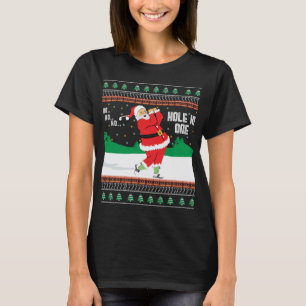 Funny Ho Ho Ugly Santa Golf Julsötare J T Shirt
