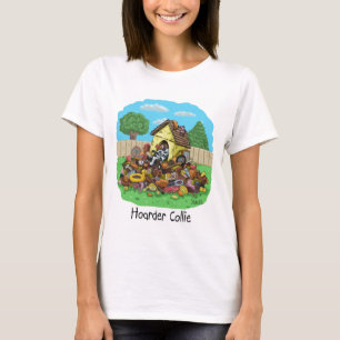 Funny Hoarder Collie Hund älskare-gåva T Shirt