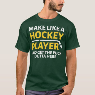 FUNNY HOCKEY 3 T SHIRT