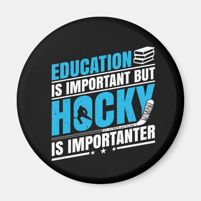 Funny Hockey är Importanter Magnet (Framsidan)