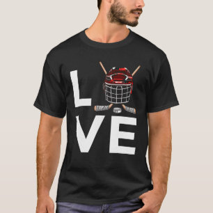 Funny Hockey Design För barn Manar Women Ice Hocke T Shirt