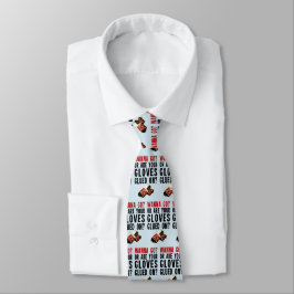 Funny Hockey Enforcer Neck Tie Slips