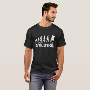 Funny Hockey Evolution Science Coola Sports T Shirt