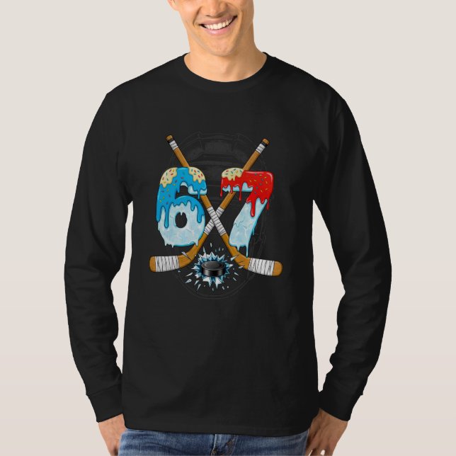 Funny Hockey Ice 67 Melting Ice Cream Gen Alpha Me T Shirt (Framsida)
