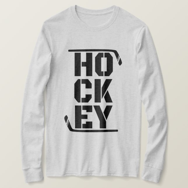Funny Hockey T-Shirt (Design framsida)