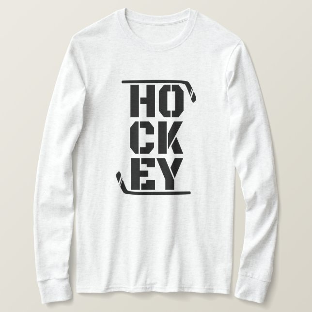 Funny       HockeyT-Shirt T Shirt (Design framsida)