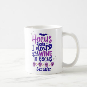 Funny Hocus Pocus Halloween Lila Personlig Kaffemugg