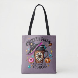 Funny Hocus Pocus I Need Coffee Witch Tygkasse