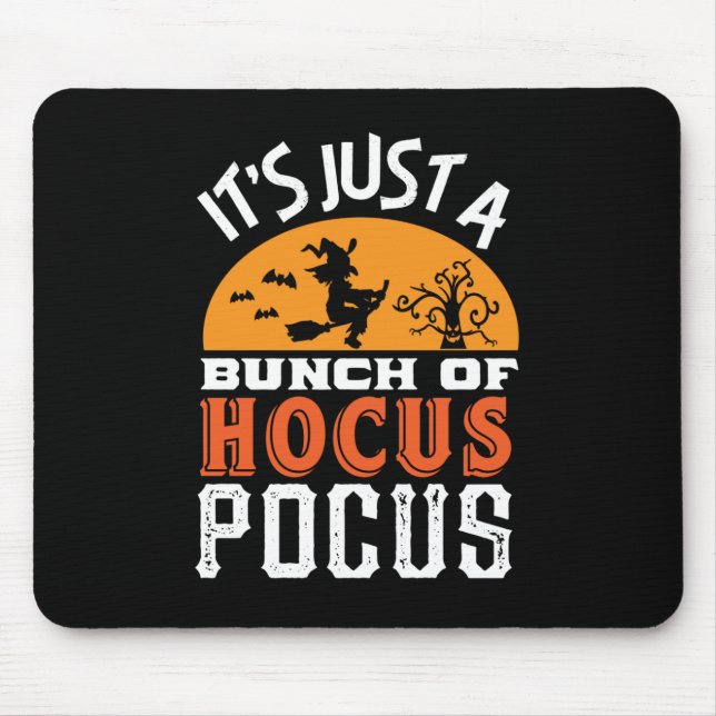 Funny Hocus Pocus Witches Vintage Retro Halloween Musmatta (Framsidan)