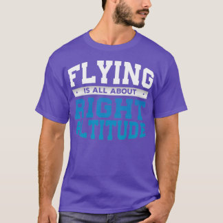 Funny Höger Pilot Gift för piloter T Shirt