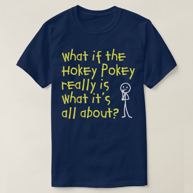 Funny Hokey Pokey T Shirt (Design framsida)