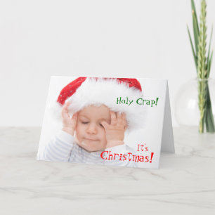 Funny Holiday Greetings Helgkort