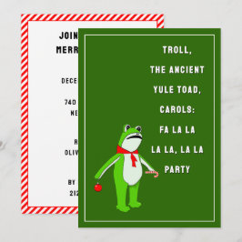 Funny Holiday Party Inbjudningar