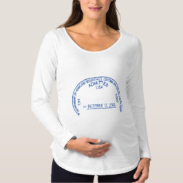 Funny Homeland Security Baby Visa Frimärke T Shirt