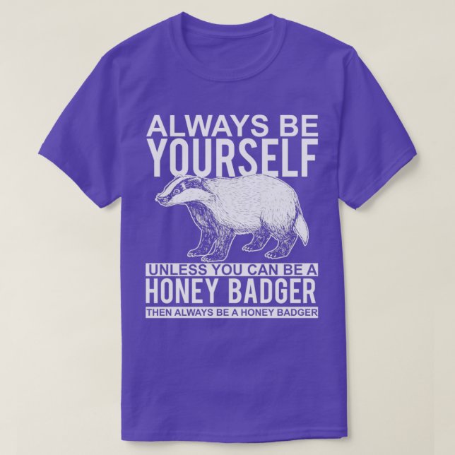 Funny Honey badger T Shirt (Design framsida)
