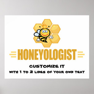 Funny Honung Bee Poster