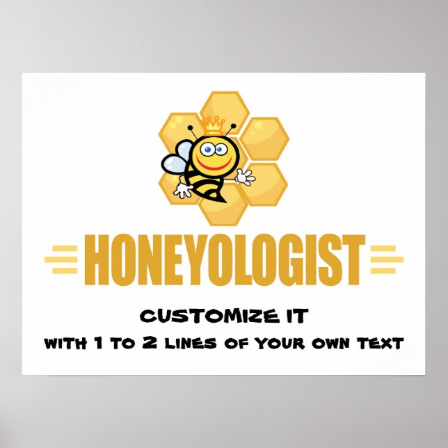 Funny Honung Bee Poster (Framsidan)