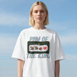 Funny Hoppers Paw of King George Pond Crew Beaver T Shirt