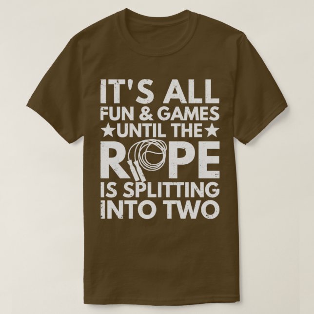 Funny Hopping Rope Jumping Rope Jump Rope Skip Ro T Shirt (Design framsida)