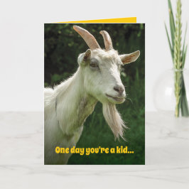 Funny Horny Old Goat Birthday Kort