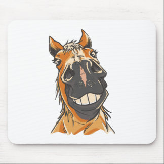 Funny Horse Ansikte Musmatta