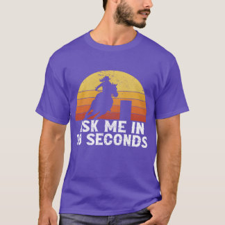 Funny Horse Barrel Tävla Barrel Racer-gåva T Shirt