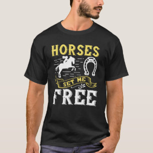 Funny Horse Equestrian Dam T Shirt