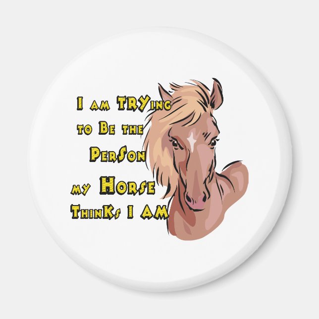 Funny Horse Magnet (Framsidan)