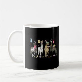 Funny Horse Påsk Day Farm Animal Cute Bunny Hors Kaffemugg