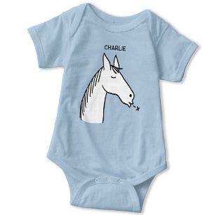 Funny Horse Personlig T Shirt