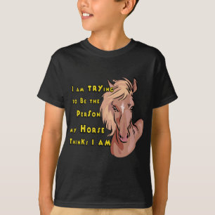 Funny Horse T Shirt