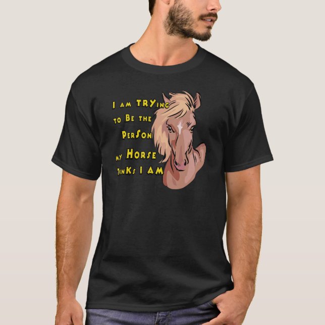 Funny Horse T-shirt (Framsida)