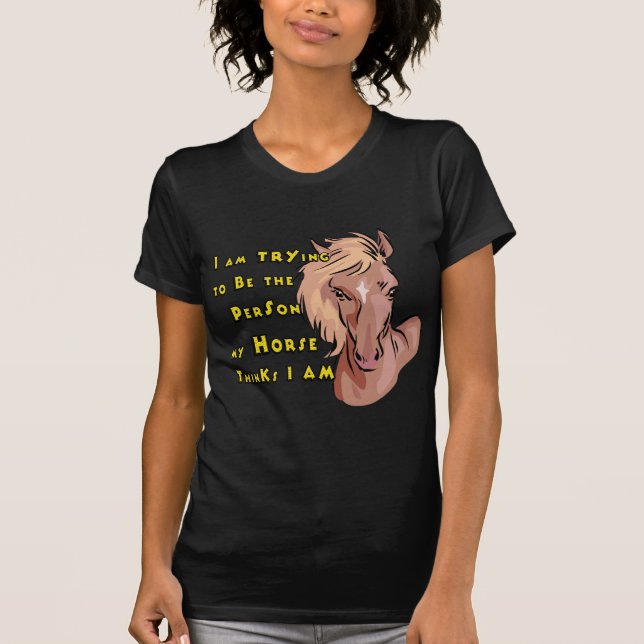 Funny Horse T-shirt (Framsida)