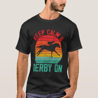 Funny Horse Tävla Derby Tävling Owner Älskare T Shirt