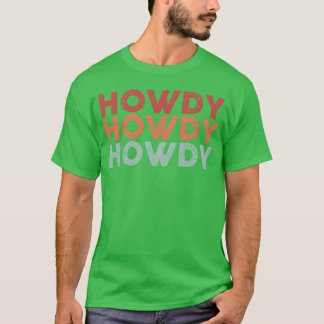 Funny Horse Tävla Gift Howdy boy T Shirt