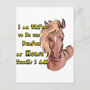 Funny Horse Vykort