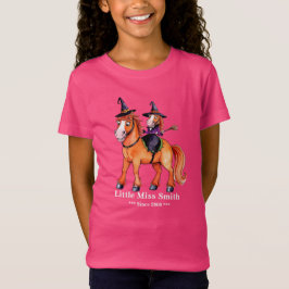 Funny Horse Witch T Shirt