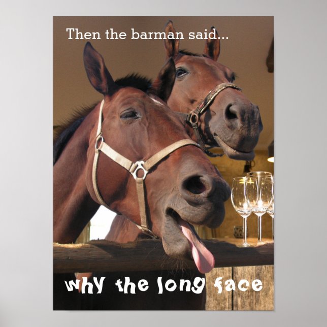 Funny Horses Poster (Framsidan)