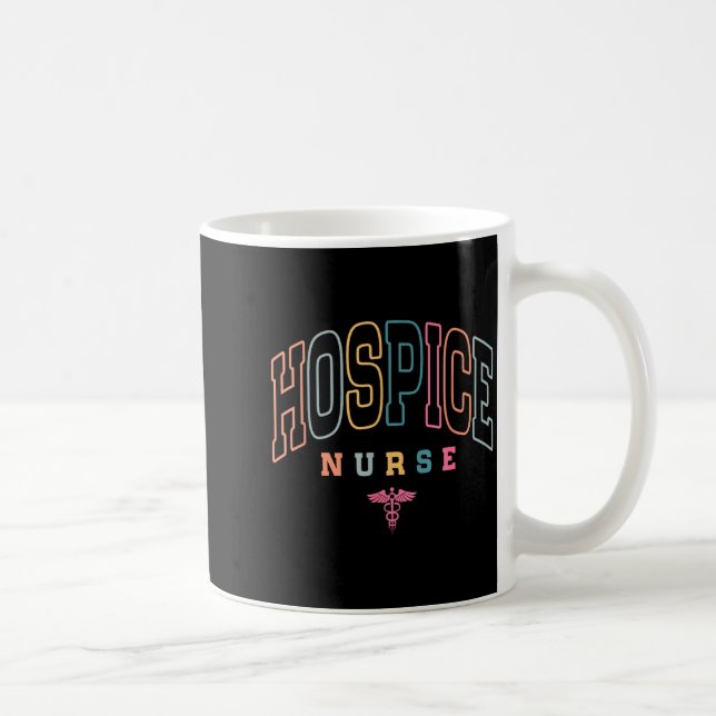 Funny Hospice Nurse Doctor Graduation Medical Nurs Kaffemugg (Höger)