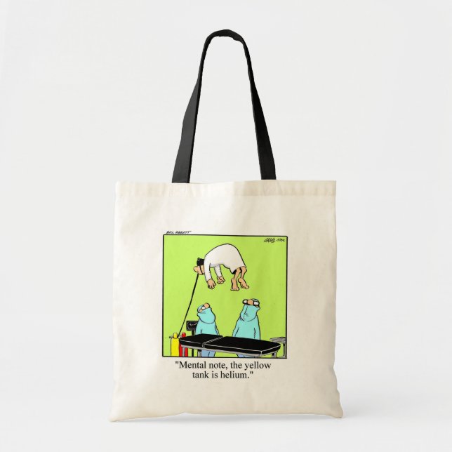 Funny Hospital Humor Tote Bag Gift Tygkasse (Framsidan)