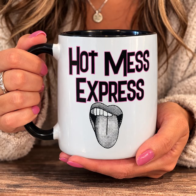 Funny Hot Mess Express Mugg (Skapare uppladdad)