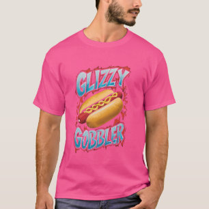 Funny Hotdog Älskare Glizzy Gobbler Gladiator Numb T Shirt