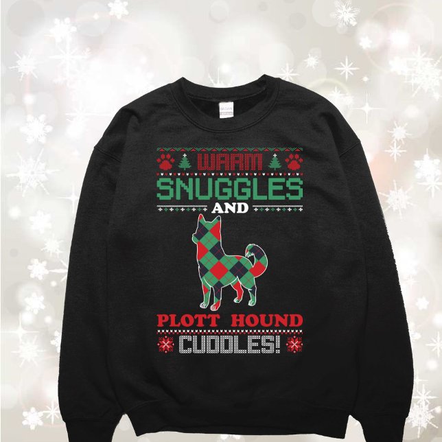 Funny Hound Hund Ugly Sweater Sweatshirt T Shirt (Skapare uppladdad)