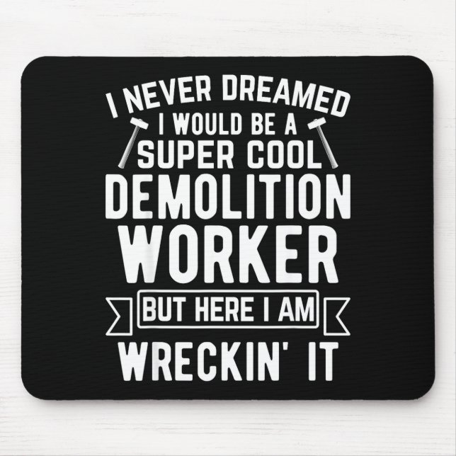 Funny House Demolition Day Demolition Worker Wreck Musmatta (Framsidan)