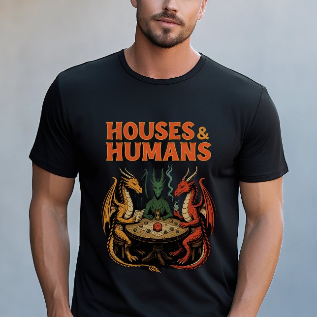 Funny Houses & Humans Dragon T Shirt (Skapare uppladdad)